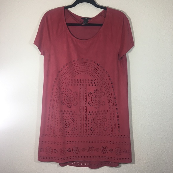 H&M | RUST A LINE CUTOUT DESIGN DRESS - Picture 2 of 6